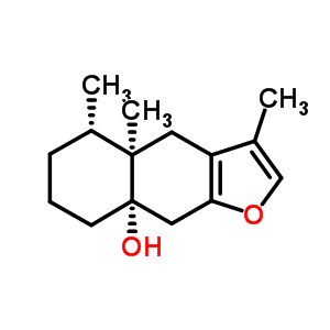 (8As)-3,4aβ,5β-trimethyl-4,4a,5,6,7,8-hexahydronaphtho[2,3-b]furan-8aβ(9h)-ol Structure,52279-13-7Structure