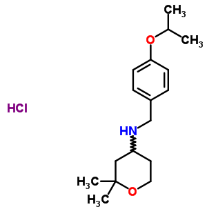 (2,2-Dimethyl-tetrahydro-pyran-4-yl)-(4-isopropoxy-benzyl)-amine hydrochloride Structure,5228-75-1Structure