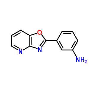 3-Oxazolo[4,5-b]pyridin-2-ylbenzenamine Structure,52333-90-1Structure