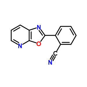 2-Oxazolo[5,4-b]pyridin-2-ylbenzonitrile Structure,52333-97-8Structure