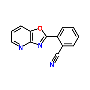 2-Oxazolo[4,5-b]pyridin-2-ylbenzonitrile Structure,52334-40-4Structure