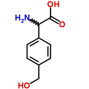 2-Amino-2-[4-(hydroxymethyl)phenyl]acetic acid Structure,52396-20-0Structure