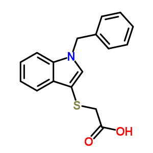 1-Benzylindole-3-thioacetic acid Structure,524035-97-0Structure