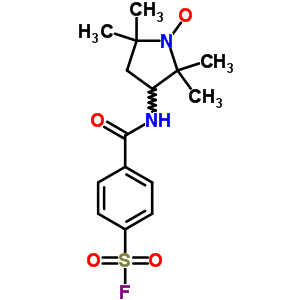 4-(2,2,5,5-Tetramethylpyrrolidine-1-oxyl)-4-fluorosulfonylbenzamide Structure,52413-15-7Structure