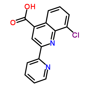 8-Chloro-2-pyridin-2-ylquinoline-4-carboxylic acid Structure,52413-50-0Structure