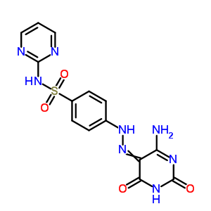 4-[2-(4-Amino-2,6-dioxo-pyrimidin-5-ylidene)hydrazinyl]-n-pyrimidin-2-yl-benzenesulfonamide Structure,52477-27-7Structure