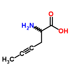 2-Amino-4-hexynoic acid Structure,52523-53-2Structure