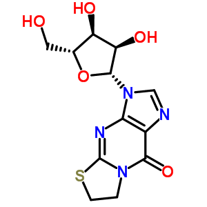 3-Ribofuranosyl-6,7-dihydro-9h-thiazolo(3,2-a)purin-9-one Structure,52538-20-2Structure