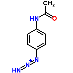 Acetamide, n-(4-azidophenyl)- Structure,52578-66-2Structure