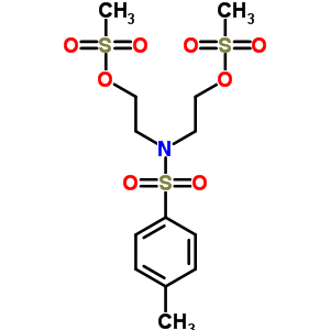 4-Methyl-n,n-bis(2-methylsulfonyloxyethyl)benzenesulfonamide Structure,52601-81-7Structure