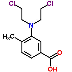 3-Bis(2-chloroethyl)amino-4-methylbenzoic acid sodium salt Structure,52616-25-8Structure