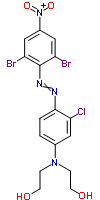 Disperse red 118 Structure,52623-75-3Structure