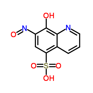 8-Hydroxy-7-nitroso-quinoline-5-sulfonic acid Structure,5263-74-1Structure