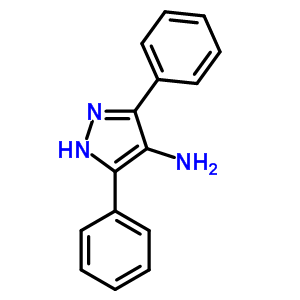 3,5-Diphenyl-1h-pyrazol-4-amine Structure,5272-85-5Structure