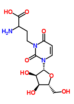 3-(3-Amino-3-carboxypropyl)uridine Structure,52745-94-5Structure