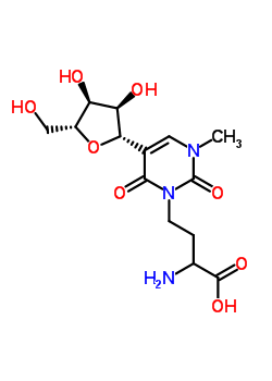 3-(3-Amino-3-carboxypropyl)-1-methylpseudouridine Structure,52777-29-4Structure