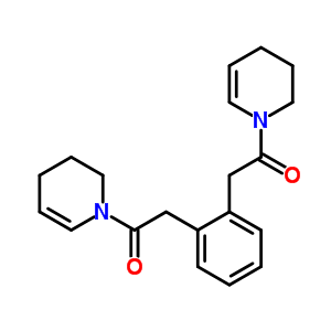 1,1’-[1,2-Phenylenebis(1-oxo-2,1-ethanediyl)]bis(1,2,3,4-tetrahydropyridine) Structure,52881-80-8Structure