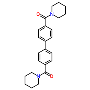 1,1’-[(1,1’-Biphenyl)-4,4’-diyldicarbonyl ]bispiperidine Structure,52882-87-8Structure