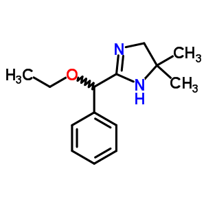 5,5-Dimethyl-2-(α-ethoxybenzyl)-2-imidazoline Structure,52963-60-7Structure