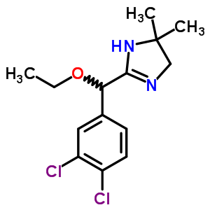 2-(3,4-Dichloro-α-ethoxybenzyl)-5,5-dimethyl-2-imidazoline Structure,52963-61-8Structure