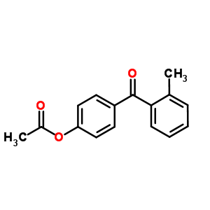 4-Acetoxy-2’-methylbenzophenone Structure,52981-06-3Structure