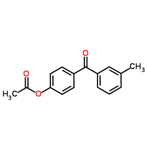 4-Acetoxy-3’-methylbenzophenone Structure,52981-07-4Structure