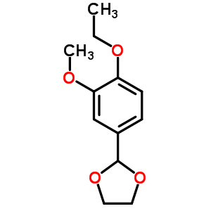 2-(4-Ethoxy-3-methoxyphenyl)-1,3-dioxolane Structure,52987-93-6Structure