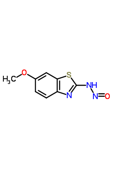 2-Benzothiazolamine,6-methoxy-n-nitroso-, sodium salt (9ci) Structure,53004-73-2Structure