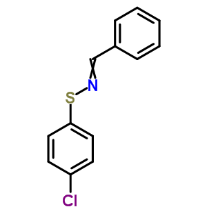 Benzenesulfenamide,4-chloro-n-(phenylmethylene)- Structure,53075-86-8Structure