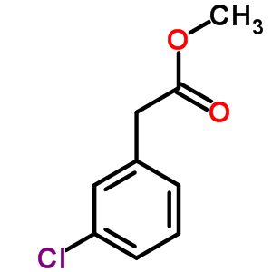 Methyl 3-chlorophenylacetate Structure,53088-68-9Structure