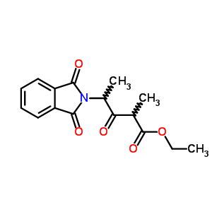 Ethyl 4-(1,3-dioxoisoindol-2-yl)-2-methyl-3-oxo-pentanoate Structure,53100-42-8Structure