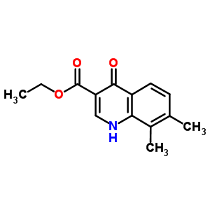 Ethyl 4-hydroxy-7,8-dimethylquinoline-3-carboxylate Structure,53164-33-3Structure