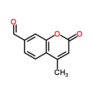 4-Methyl-2-oxo-2 h-chromene-7-carbaldehyde Structure,53183-53-2Structure