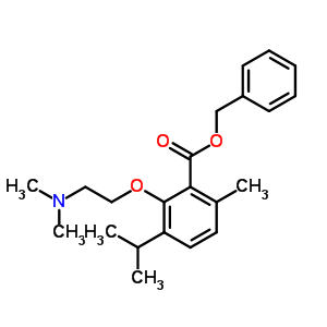 3-[2-(Dimethylamino)ethoxy]-p-cymene-2-carboxylic acid benzyl ester Structure,53206-75-0Structure