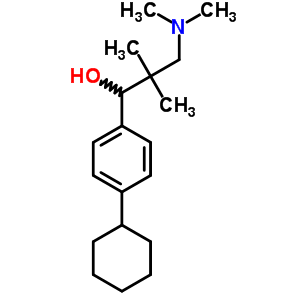 4-Cyclohexyl-α-[1,1-dimethyl-2-(dimethylamino)ethyl ]benzyl alcohol Structure,53207-41-3Structure