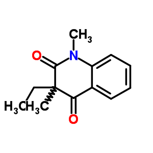 1,3-Dimethyl-3-ethyl-1,2,3,4-tetrahydroquinoline-2,4-dione Structure,53207-48-0Structure