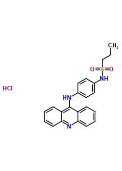 N-[4-(acridin-9-ylamino)phenyl ]propane-1-sulfonamide hydrochloride Structure,53221-84-4Structure