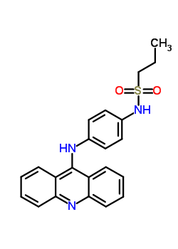 N-[p-(9-acridinylamino)phenyl ]-1-propanesulfonamide Structure,53221-88-8Structure