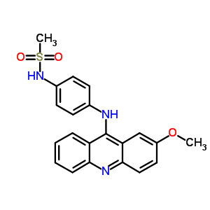 N-[4-[(2-methoxyacridin-9-yl)amino]phenyl ]methanesulfonamide Structure,53222-12-1Structure