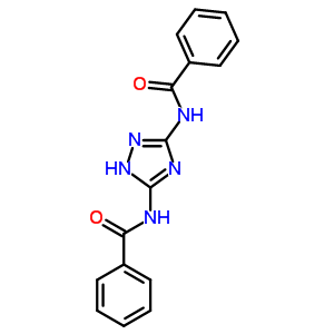 N-(5-benzamido-2h-1,2,4-triazol-3-yl)benzamide Structure,53246-51-8Structure