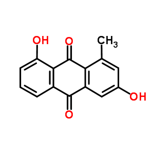 3,8-Dihydroxy-1-methyl-9,10-anthracenedione Structure,53254-94-7Structure