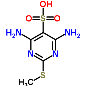 4,6-Diamino-2-methylthio-5-pyrimidinesulfonic acid Structure,53286-05-8Structure