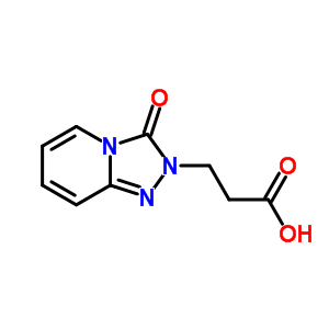 3-Oxo-1,2,4-triazolo[4,3-a]pyridine-2(3h)-propanoic acid Structure,53304-46-4Structure