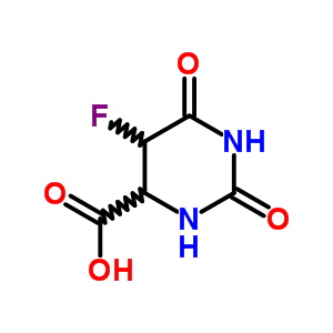 5-Fluoro-2,6-dioxo-hexahydropyrimidine-4-carboxylic acid Structure,53305-80-9Structure