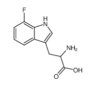 7-Fluoro-dl-tryptophan Structure,53314-95-7Structure