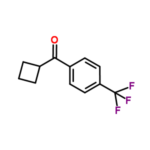 Cyclobutyl[4-(trifluoromethyl)phenyl]methanone Structure,53342-40-8Structure