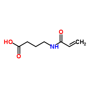 4-[(1-Oxo-2-propen-1-yl)amino]butanoic acid Structure,53370-87-9Structure