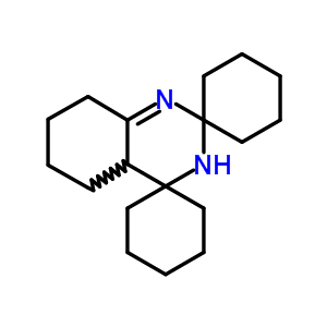 5’,6’,7’,8’-Tetrahydrodispiro[cyclohexane-1,2’(3’h)-quinazoline-4’(4a’h),1’’-cyclohexane] Structure,53378-71-5Structure