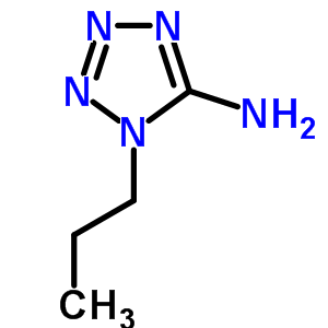 1-Propyl-1h-tetrazol-5-amine Structure,5340-04-5Structure