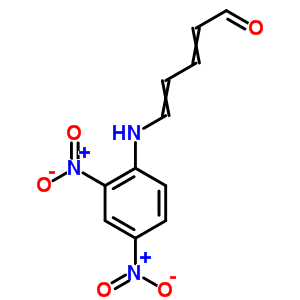 5-[(2,4-Dinitrophenyl)amino]penta-2,4-dienal Structure,53405-99-5Structure